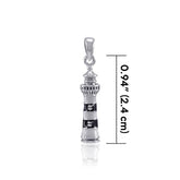 Bodie Island Lighthouse Sterling Silver Pendant